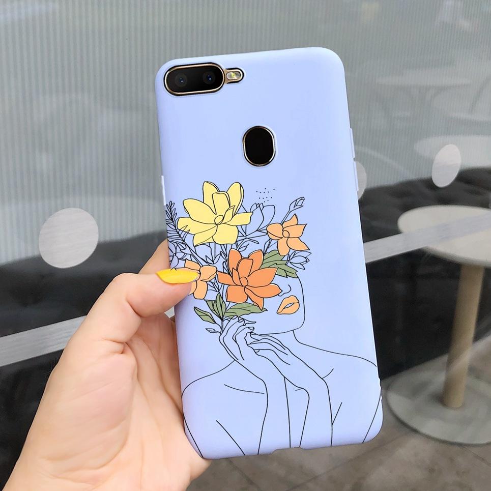 Pattern Phone Case For Oppo A5s OPPO AX5s Case Shockproof Matte Protection Back Cover For OppoA5s CPH1909 Silicone Capa OppoAX5s