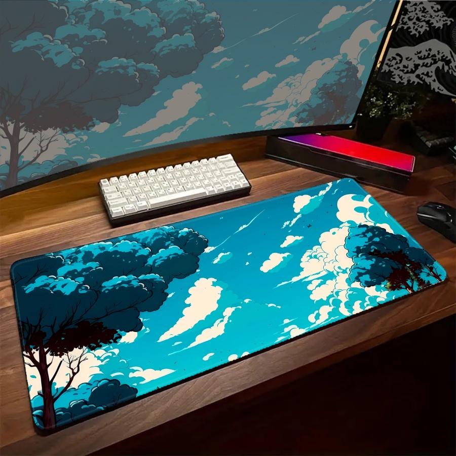 Mousepad Cloud Custom Home Computer Keyboard Pads Desk Mat Laptop Soft Antislip Table Mat XXXL Mouse pad