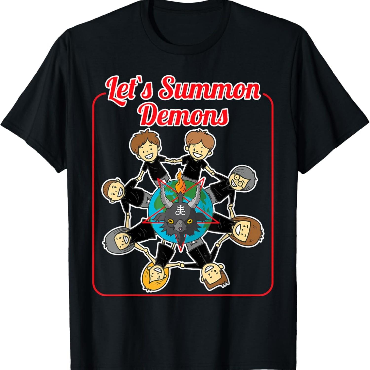 Let s Summon Demons T-Shirt S чёрный