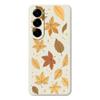 For Samsung Galaxy A56 5G Case Maple Leaves Pattern Printing Straight Edge TPU Phone Back Cover