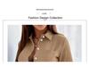Women's Long-Sleeve Slimming Shirt: Formal OL V-Neck Top