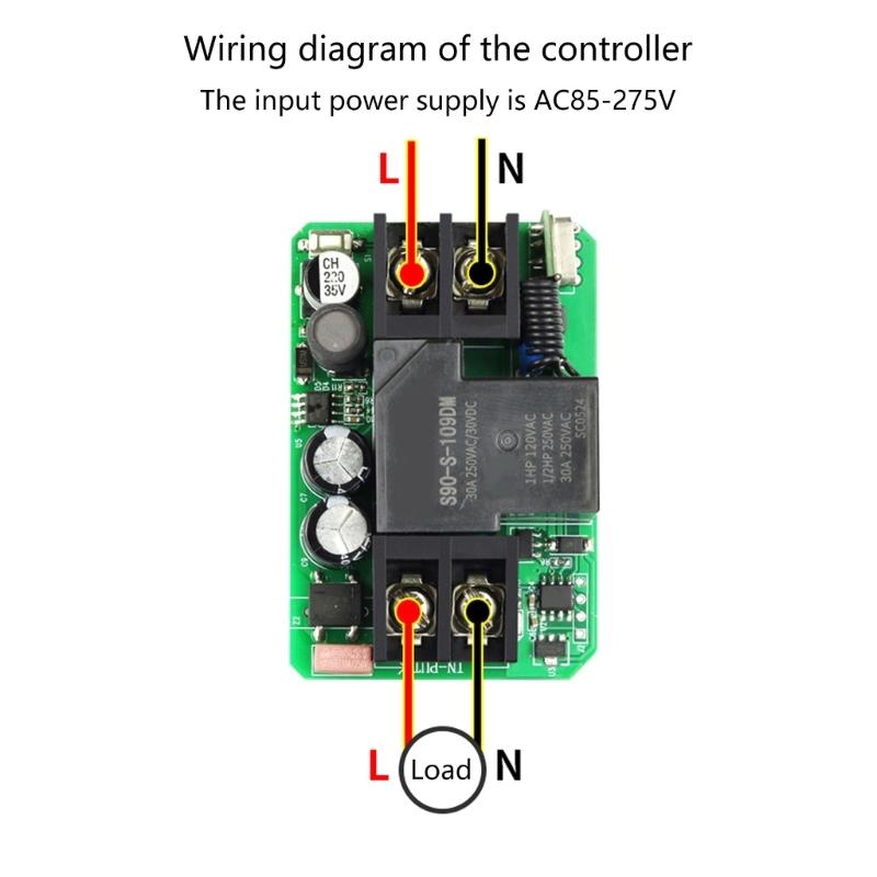 433Mhz Remote Control Switches Replacement Waterproof Water Pump Remote Control Switches Easy to Use