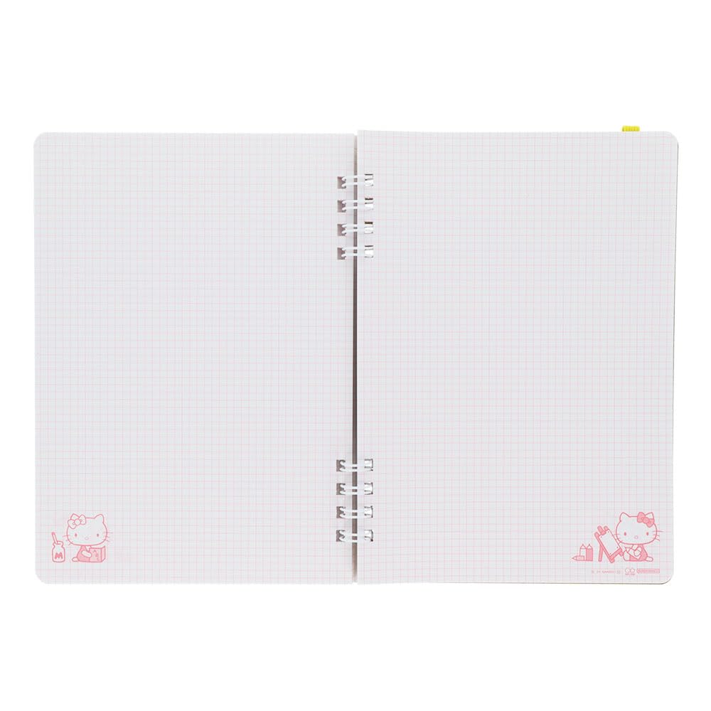 Stationery Sanrio Characters Merchandise Spiral Notebook B6 Hello Kitty S2643375 Sun-Star