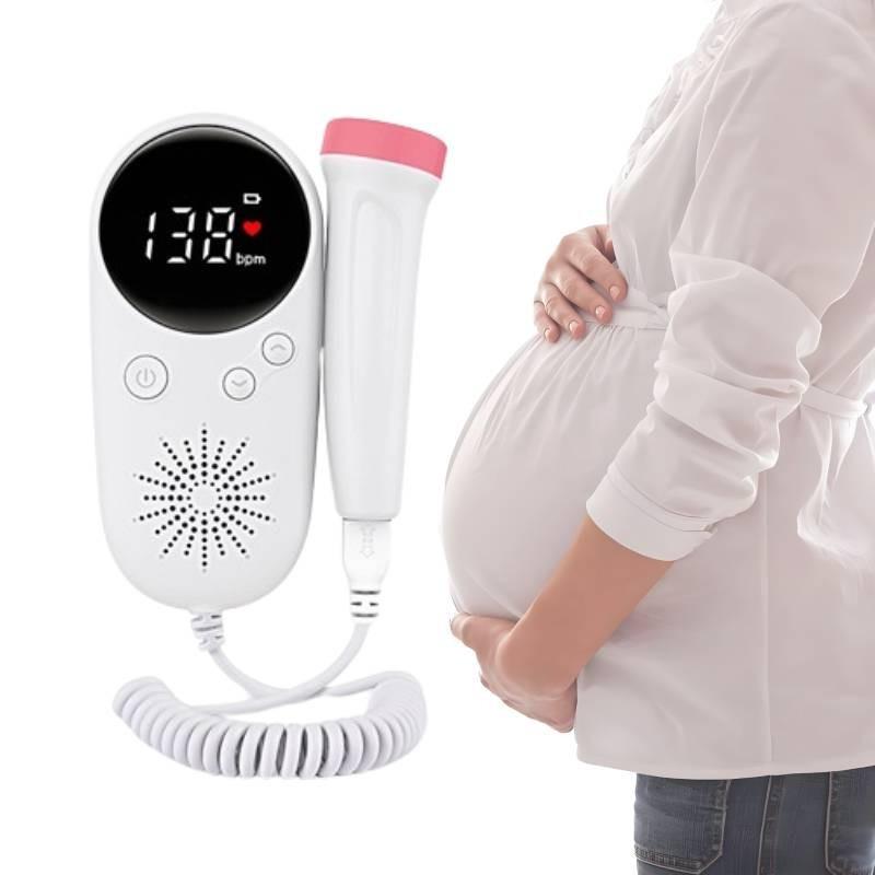 Prenatal Fetal Household Heart Monitor Display Fetus Voice Meter Woman Pregnant