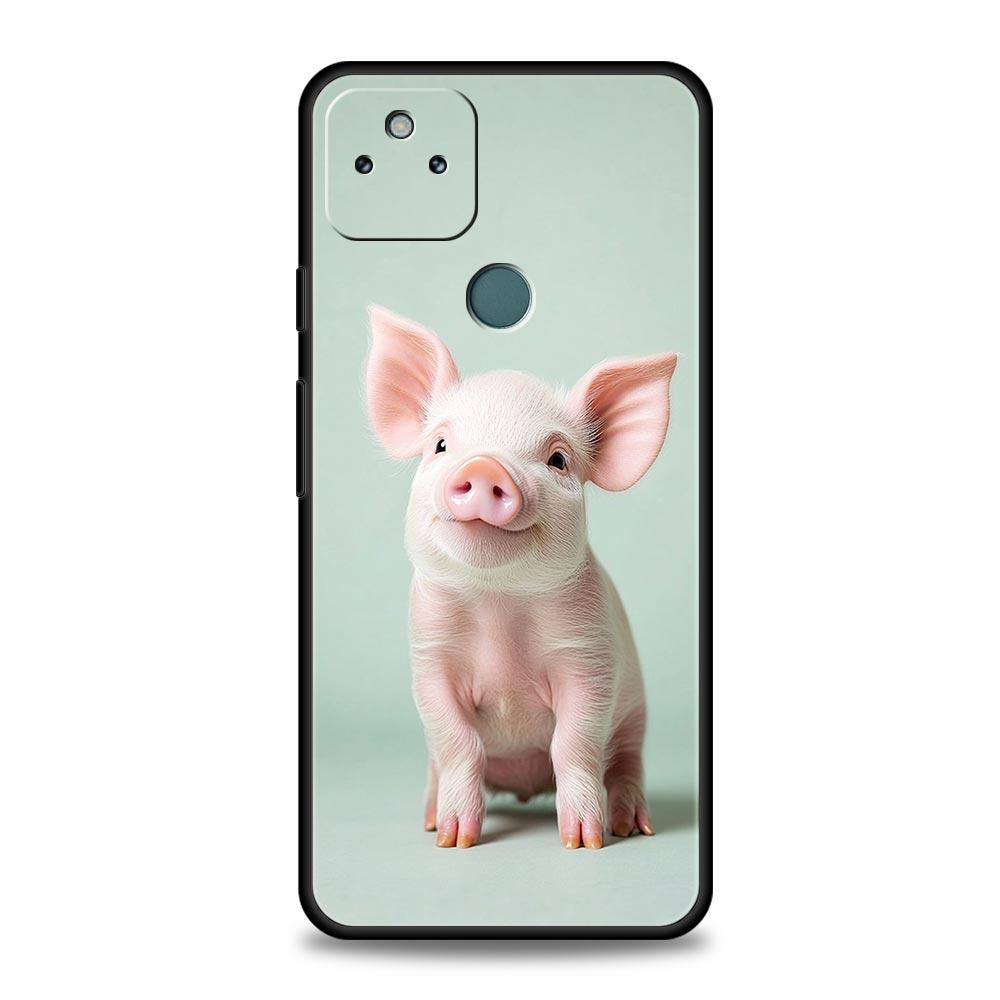 

Cute Pig Phone Case Cover for Google Pixel 10 9 8 7 6 9A 8A 7A 6A Pro Shockproof Soft TPU 10 Pro XL Shell Fundas Capas Coque Bag Pixel 10