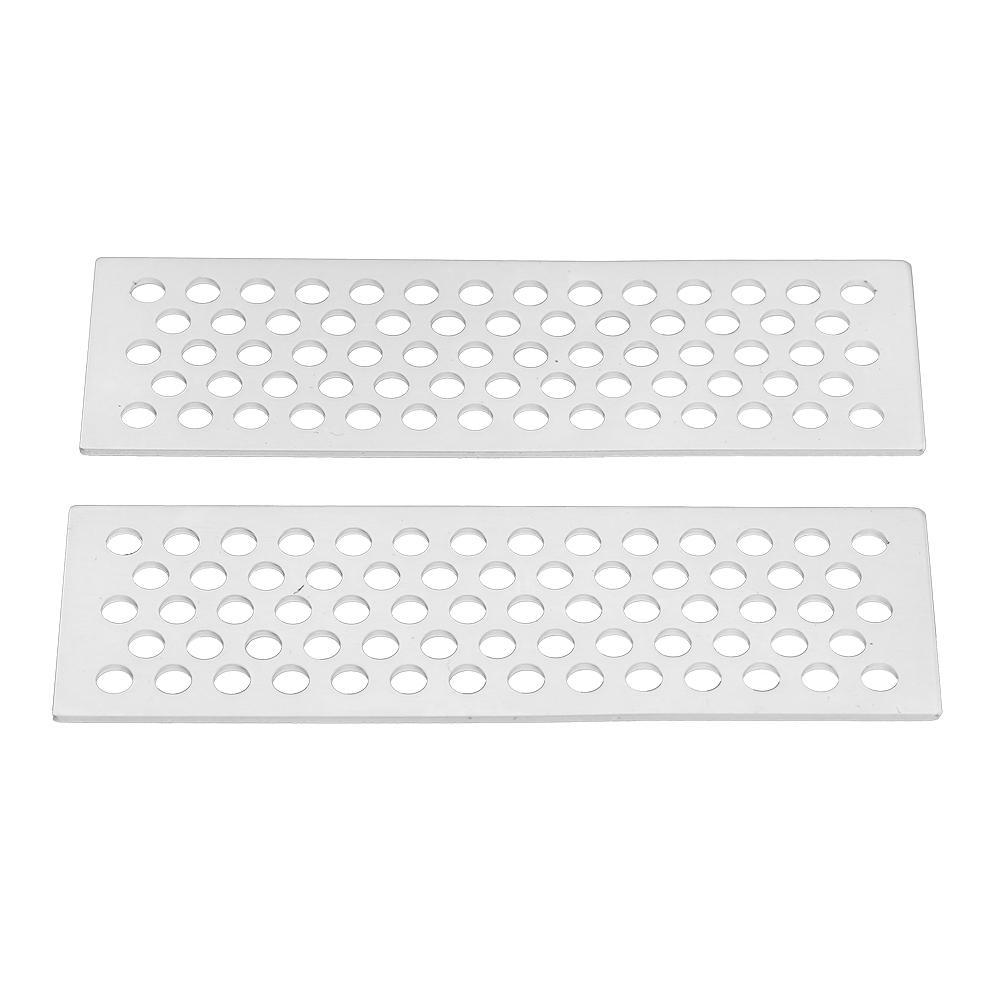 2pcsCelsiusset Aluminium Sand Ladders Recovery Board Ramp Tool for 1Celsius10 RC Crawler(Black)