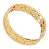 Magnet Therapy Bracelet Hexagon Design Improve Sleep Stylish Widen Titanium Steel Bracelets Jewelry