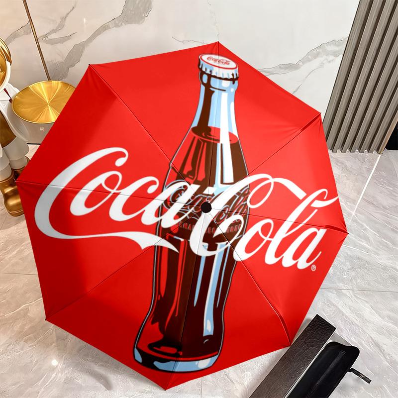 Christmas Gift Halloween Theme Bear Truck Coca Cola umbrella is suitable for all seasons, including home travel and outdoor activities Y26