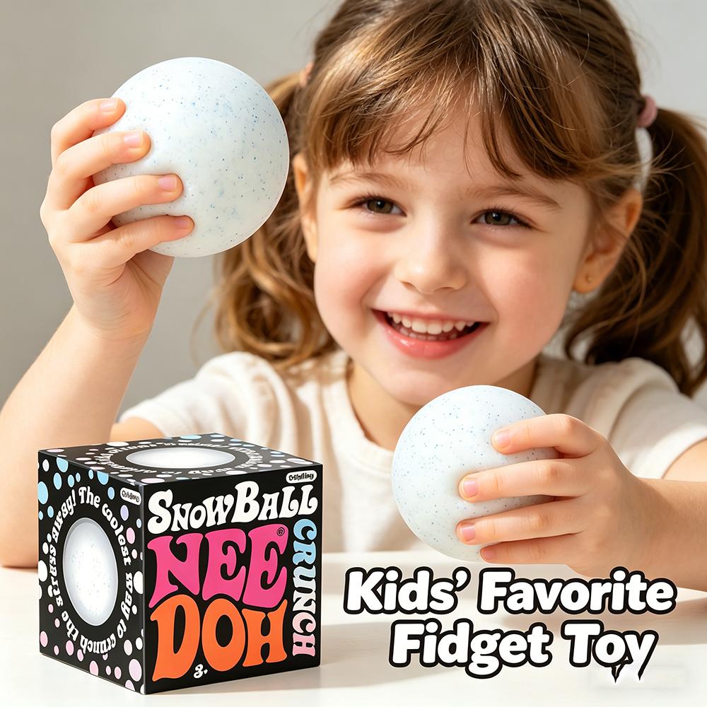 New Product NeeDoh Snow Ball Crunch Snow Ball Crunch Stress Relief Toy