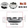 4PCS O.Z Racing Wheel Center Cap 56mm/57mm/58mm/59mm/60mm/61mm/62mm/63mm/64mm/72mm Sport Rim Caps OZ Emblem Wheel Cover Hub Cap