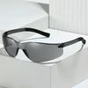 Occhiali da sole da ciclismo da donna Protezione solare Trasparenti Montatura grande Antivento Antipolvere Anti-UV Visione chiara Protezione occhi Occhiali da equitazione Accessori per ciclismo