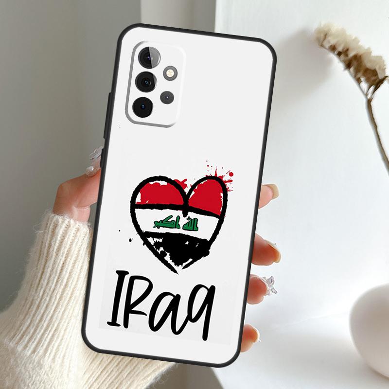 Iraqi Iraq Flag Case For Samsung Galaxy A16 A55 A06 A05 A36 A26 A54 A34 A14 A22 A32 A52 A35 A15 A53 A13 A56