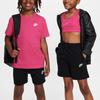 Nike Sportswear Club Comfortable Printed Embroidered Elastic Knit Sweatpants Kids Bottoms Black White FZ5512010