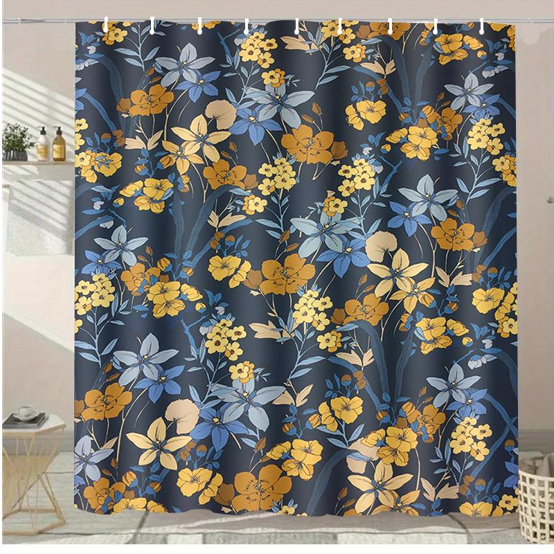 Sunset in Hawaii Washable Dirt-Resistant Shower Curtain Shower Head waterproof Polyester Bath Curtain For Home Decor Accessories