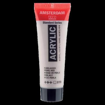 Acrylic Paint In Tube - Pearl Red - 819 - Amsterdam - 20ml