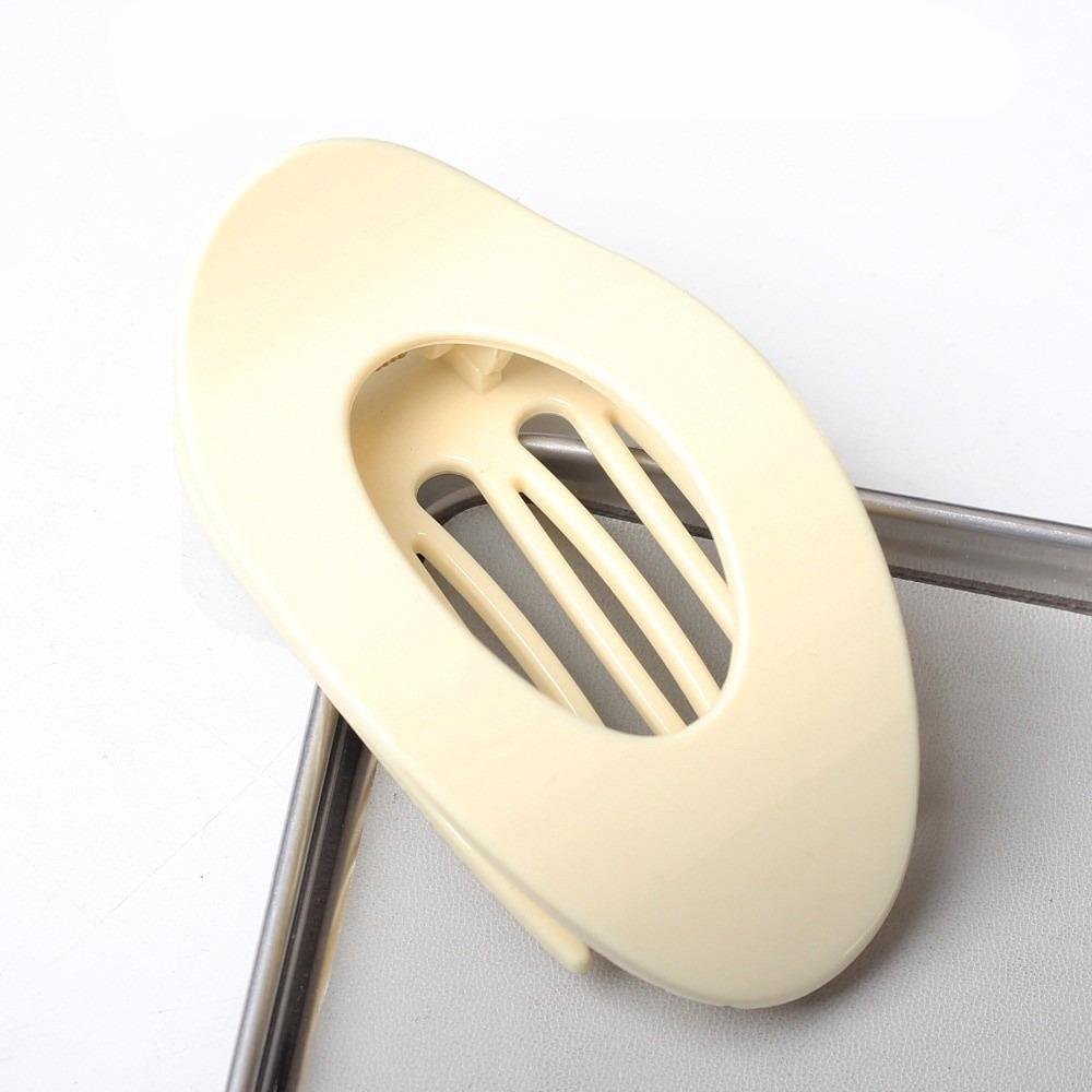 Korean Style Oval Hair Clips Curved Leopard Duckbill Clip Acrylic Hairpin Women