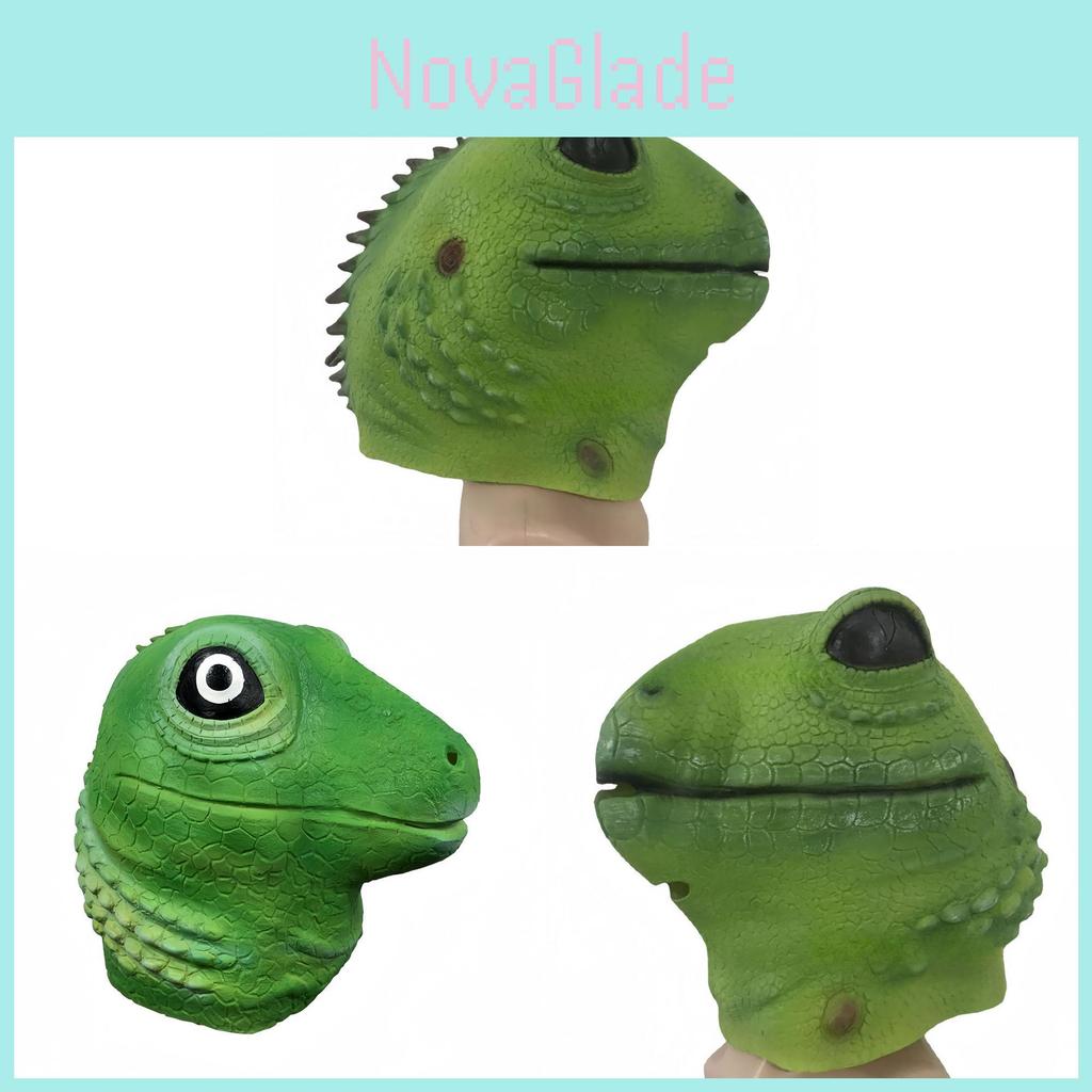 Maschera di Rettile Horror dal Design Realistico per Cosplay ed Eventi in Costume