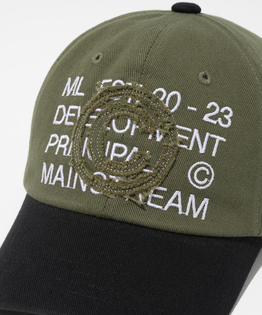 MILLO ARCHIVE Core Half Ball Cap [Khaki Black]