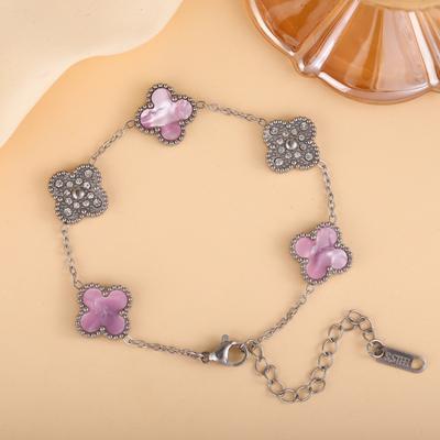 Vierklauw armband, lichte luxe, high-end uitstraling, niche sieraden accessoires voor dames, mode sieraden, handgemaakte accessoires