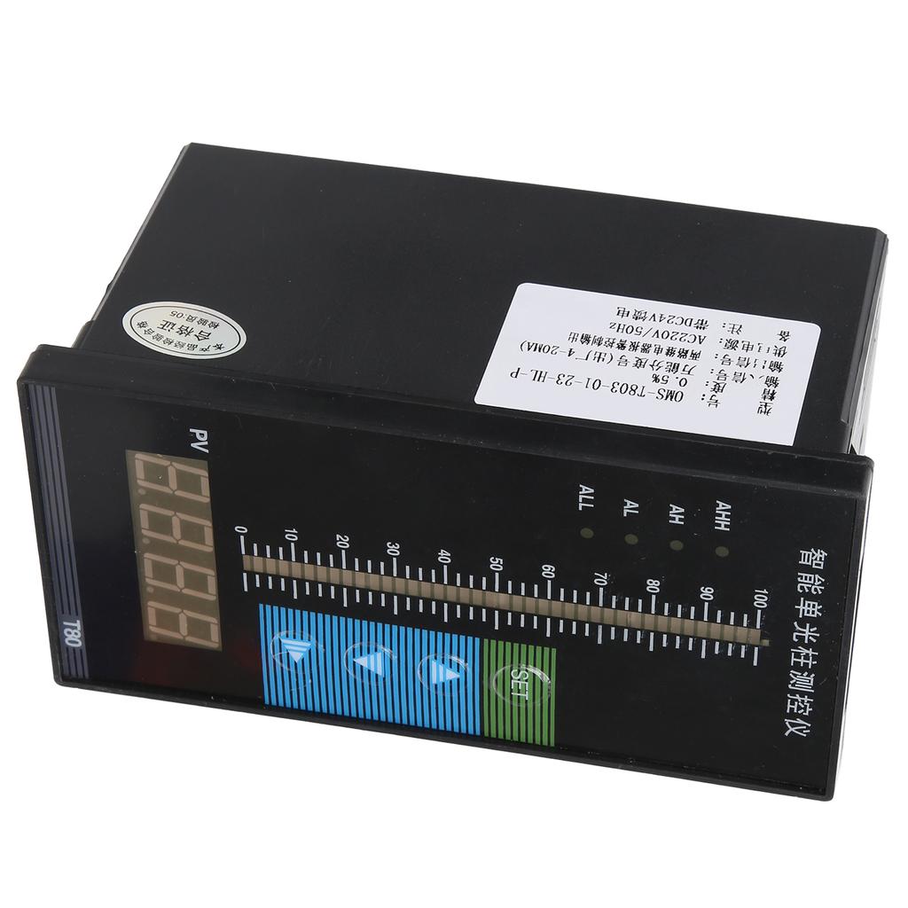 Water Level Display Meter Liquid Level Transmitter Smart Single Light Column Controller AC220V