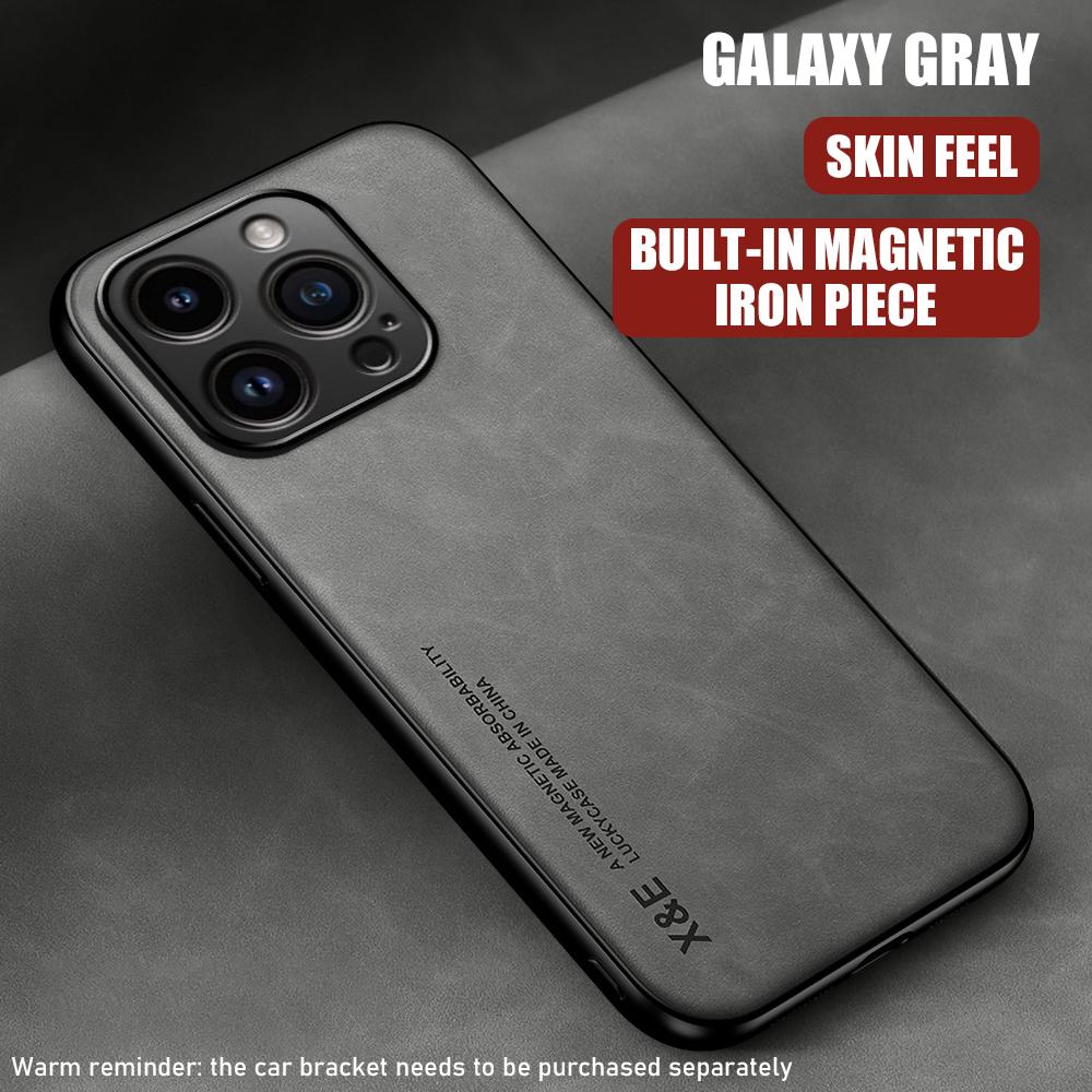 

Роскошный магнитный кожаный чехол для телефона Samsung Galaxy S25 Ultra S24 FE S23 Plus S22 S25Ultra Funda Cover Support Car Holder For SamsungS24 Plus