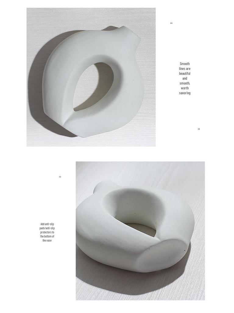 Nordic Style Ceramic Vase for Dried Flower Arrangements - Ideal for Hydroponic and Living Room Decor