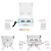 Wall Mount Bracket Built-in Cooling Fan Controller Holder Stand with LED Lighting USB Output for XB Series S Host
