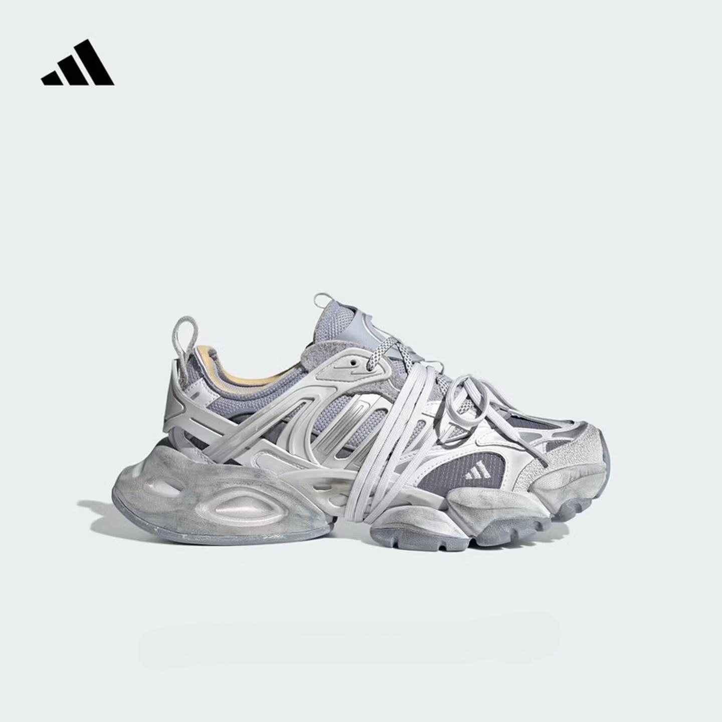 

Adidas Серія FOS Кросівки-легка механічна броня Cyber XLG RUNNER DELUXE Бігові кросівки Adidas JR9633 35.5 сірий