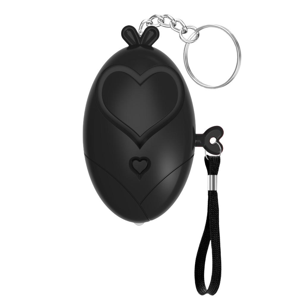 Personal Self Defense Alarm 130DB Heart Shaped Women Elderly Portabl Safety Siren Keychain Emergency Security Protect Alarms