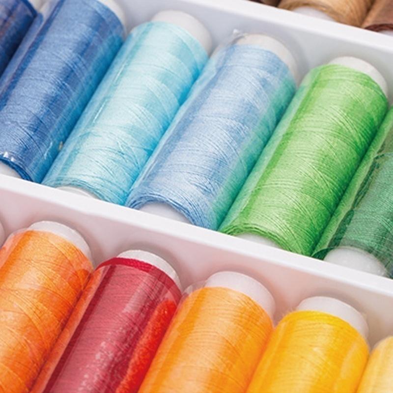 39Pcs /Mixed Colors Polyester Spool Sewing Thread Sewing Supplies  Sewing Machine Thread