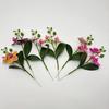 Orchid Butterfly Faux  With Realistic Leaves For Wedding And Settings Event