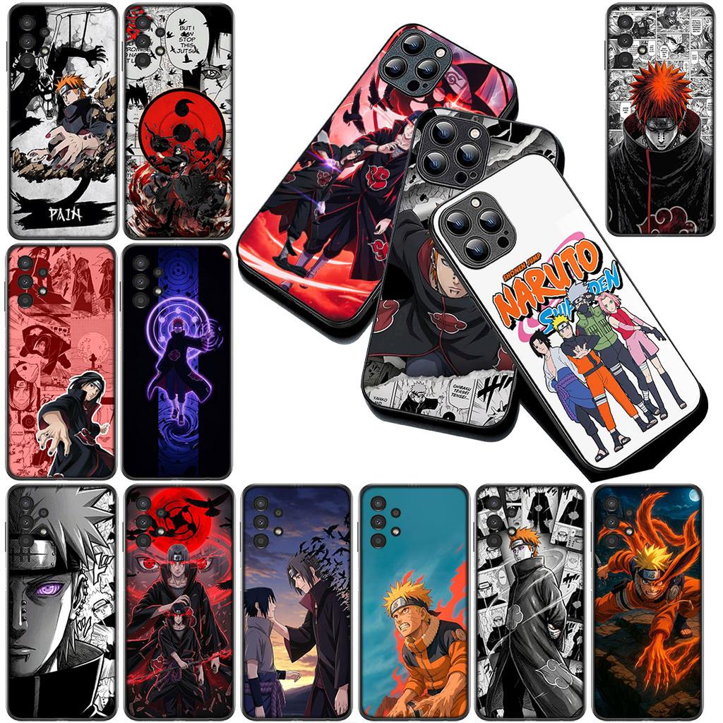 Cover for Samsung Galaxy S20 S22 S21 FE Ultra Plus A07 A17 A15 A16 A25 A57 A37 Phone Case Comics Pain Narutos Itachi Uchiha