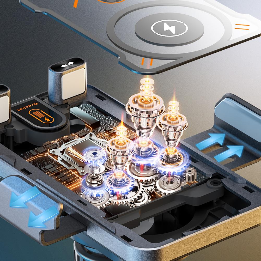 Wireless Car Charger Car Phone Holder Air Vent Phone Bracket Auto Clamping Car Accessories