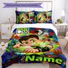 3pcs Ben103 Cover Set - Personalized Name, HD Printed Bedding with 1 Cover and 2 Pillowcases - Perfect for Home Decor, Easy Care