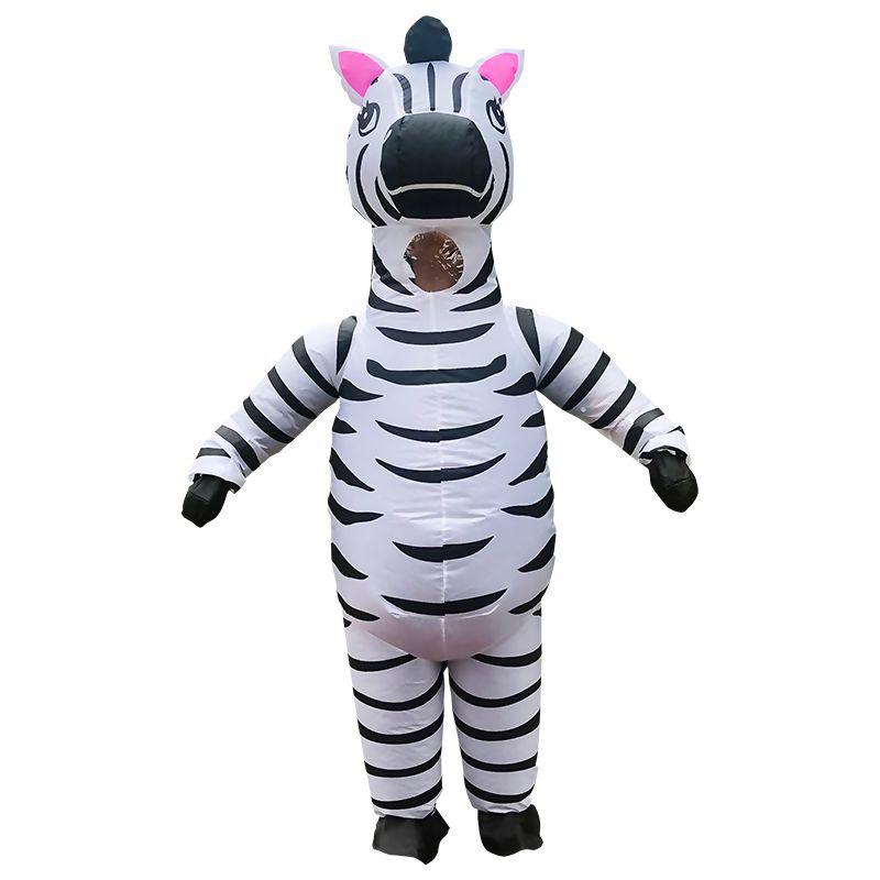 Hilarious Tiger Zebra Inflatable Costume For Adults Perfect For Halloween Parties