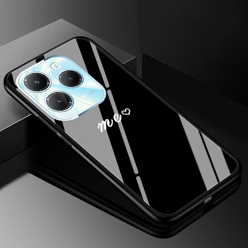 Husă de telefon din sticlă securizată pentru Tecno Pova 6 Pro 5G / Pova 6 Neo 4G / Pova 5 Pro Bumper de protecție dură de lux pentru Tecno Pova6 Neo Funda