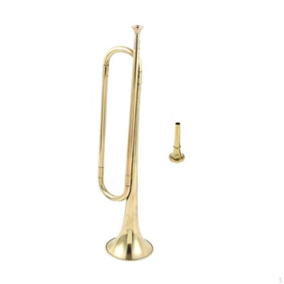 C Flat Bugle Messing Goldlack Trompete Klassisch Professionell für die Bühne