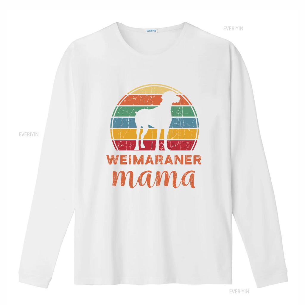 Weimaraner Mom T Shirt Pet Owner Weim Dog Lover Weimraner Mother vintage Washed Stretched Slightly Stylish Versatile Breathable