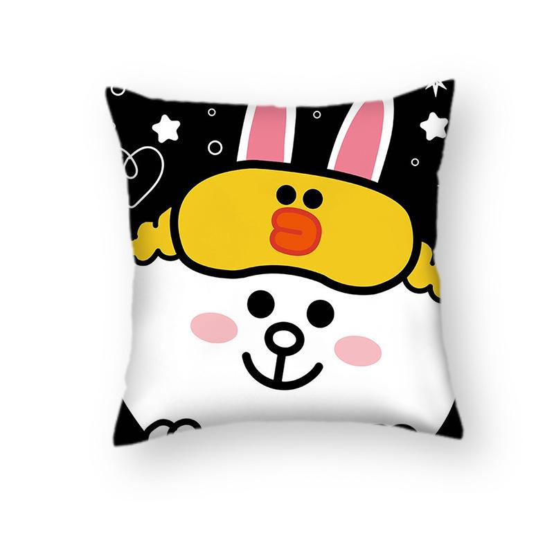 New Cartoon Doll Home Cute Pillow Cushion Cover Couple Gift Nap Sofa Car Gift Pillow