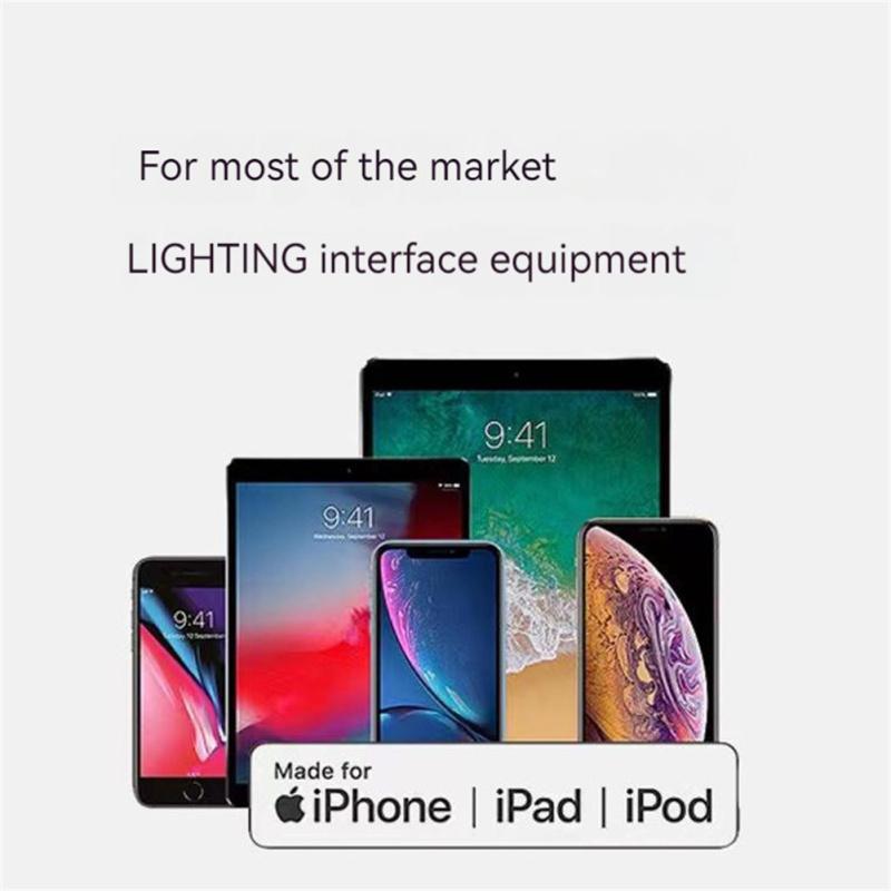 Typ-C Buchse auf Lightning Adapter Kompatibel für iOS Handykabel mit Emarker Chip 27W