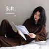 Antibakterielles Modal-Pyjama-Set für Damen - Weich, Langarm mit Brustpolstern, Neuer Chinesischer Stil, Perfekt für Frühling, Herbst und Winter.