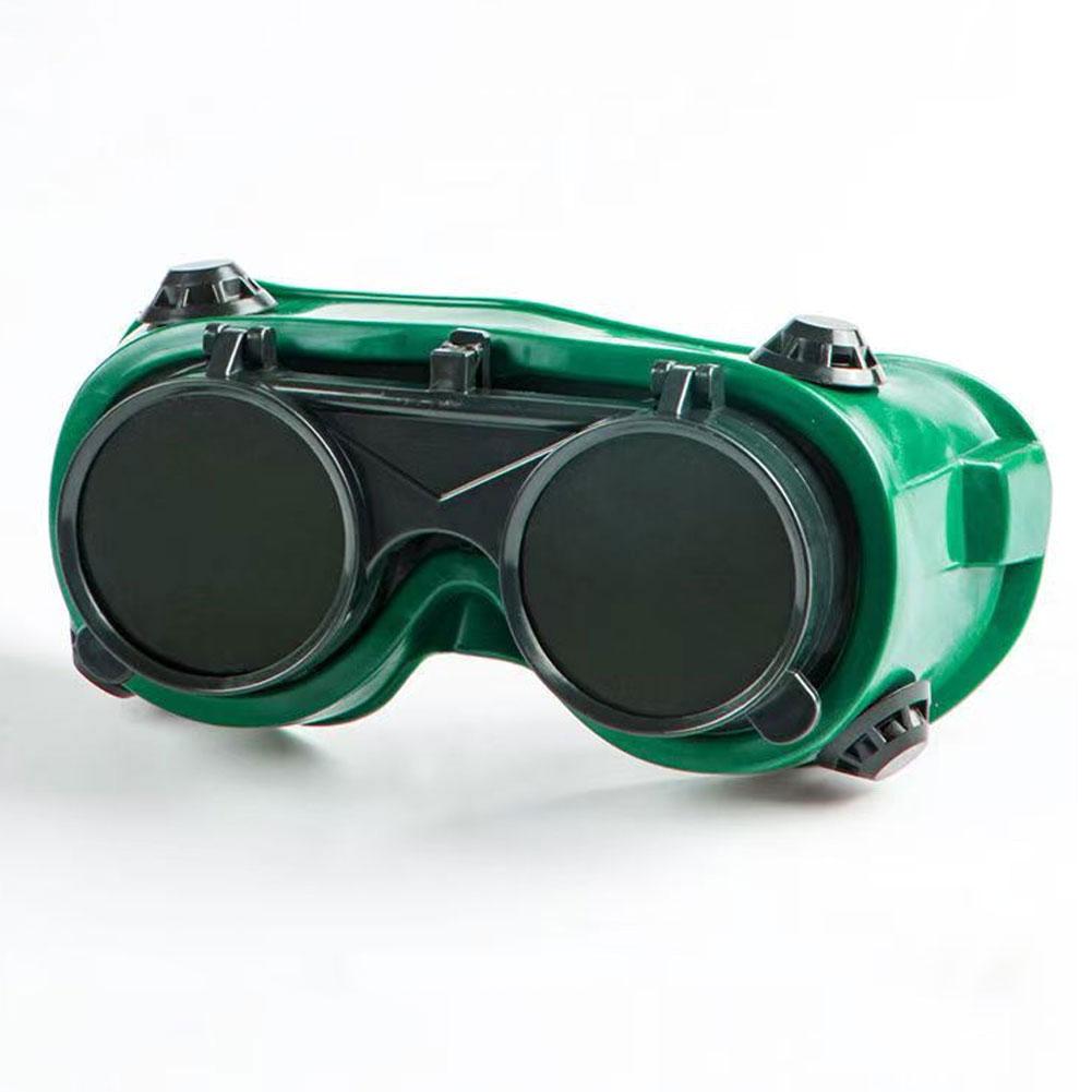 

Welding Glasses Work Safety Eye Protecting Glasses Goggles Lab Dust Paint Industrial Anti-Splash Wind Dust Proof Glasses темно-зелений колір