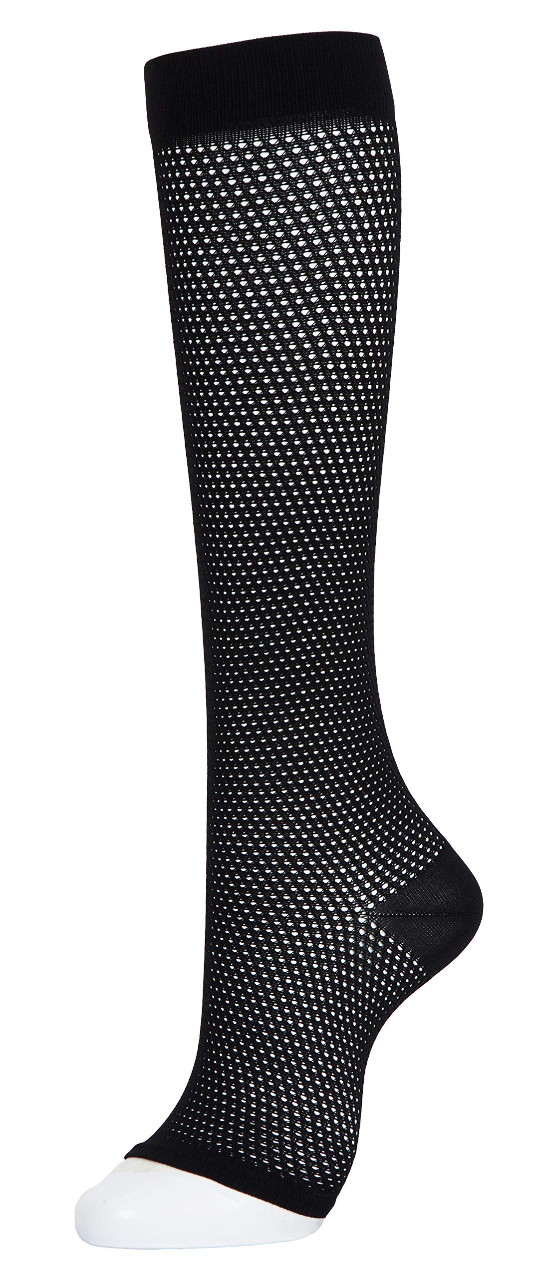 

ASHIKA Чулки без пальцев с люверсами Общее медицинское изделие Медицинские компрессионные чулки для варикозной болезни (Черный, М) 531950TL-EBKM чёрный