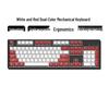 Hot-Swappable 104-Key Mechanical Gaming Keyboard for Girls, Wired, Blue/Black/Brown/Red Switches, Dual-Color Design