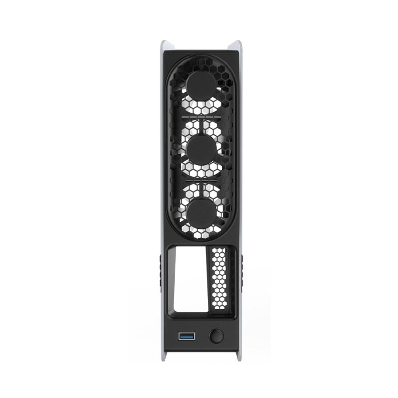 Innovative Cooling Fan for P5 Slim/Professional Console with Colorful LED Lighting Effect Build-in 3pcs Low Noise Fan