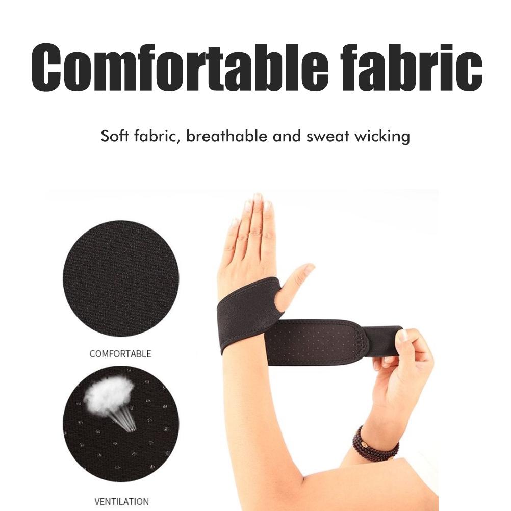 2Pcs Wrist Brace Adjustable Compression Wrist Supports Wrist Strap for Fitness Sports Protecting
