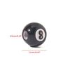 50pcs Acrylic Big Hole Round Spacer Ball Beads Billiards Black 8 Word Beads for Jewelry Making Diy Bracelet Accessories