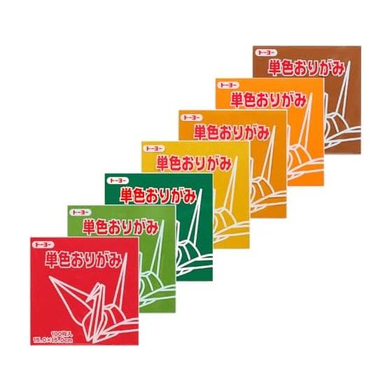 Toyo Origami Autumn Color Set 7 Colors 15cm 863241