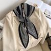 Summer Fashion Thin Women Triangle Scarf Bohemian Style Paisley Designer Long Ribbon Twill Silk Scarves Neckerchief Luxury