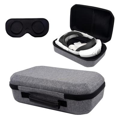 Bolsa de Armazenamento para Headset VR Estojo de Transporte à Prova de Choque Resistente a Impactos Leve Portátil Estojo Protetor para Meta Quest 3